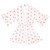 Ruffled Satin Robe - Ivory + Moroccan