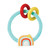 Silicone Teether - Rainbow Ring