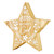 Wood Stars - Names of Jesus - 4 PCS