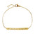 Bar Bracelet - Jesus is the Vine - Gold