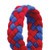 Pom Lanyard - Red/Royal