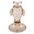 Beige Glass Fish Taper Candleholder