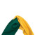 Knotted Headband - Bottle Green/Yellow Gold
