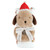 Swaddle + Plush Rattle - Holiday Dogs
