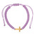 Woven Tie Bracelets Filled Display (24 pcs)