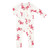 Cozy Romper with Ruffles - Candy Canes