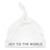 Knotted Hat - Joy to the World 0-6mo