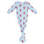 Knotted Gown - Blue Stripes + Lobsters