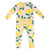 Cozy Romper - Pink Stripes + Lemons
