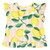 Two-Piece Short Sleeve + Shorts Ruffle Set - Pink Stripes + Lemons