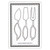 Leaf-Shaped Handle Cheese Knives - Gold