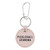 Round Leather Keychain - Pickleball Grandma
