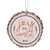 Joy to the World Wood Slice Ornament - 12/pk