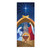 Let us Adore Him Nativity X-Stand Banner Set - Set of 3