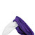 Knotted Headband - Purple/White