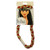 Pom Braid Headband - Brick Red/Vegas Gold