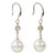 Pearl Wedding Dangle Earrings