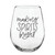Stemless Wine Glass - Spirits Bright