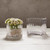 Square Clear Glass Vase - Large