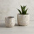 Flower Embossed Pot - Large