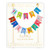 Thimblepress x Slant Garland Cake Topper - Happy Birthday Multi