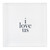 Face to Face Lucite Block - I Love Us