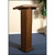 Square Base Lectern - Walnut Stain