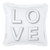 Face To Face Square Pillow - LOVE