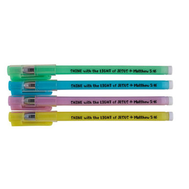 2pcs Funny Pens Luminous Pens Light Up Pens Glow in the Dark Pens