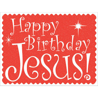 happy birthday jesus banner