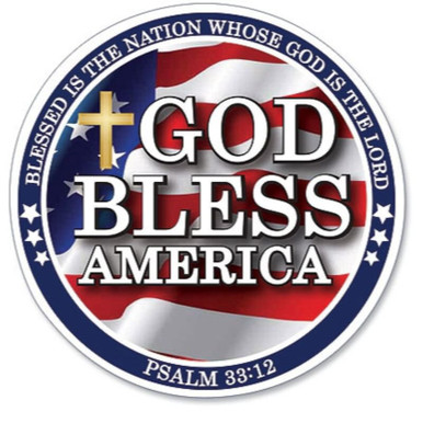God Bless America Magnet 24pk - [Consumer]Living Grace