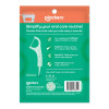 Plackers Micro Line Dental Floss Picks, Fold-Out FlipPick, Tuffloss, Easy Storage with Sure-Zip Seal, Fresh Mint Flavor (75 Count)