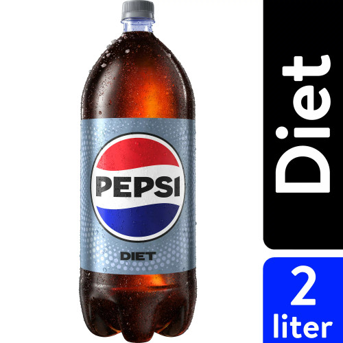 Diet Pepsi Soda, 2 Liter Bottle (1 ct)