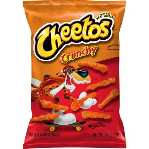 Cheetos Crunchy Cheese Flavored Snack Chips 8.5 oz Bag (1 ct)