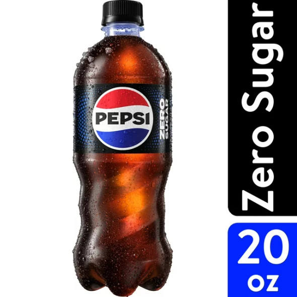 Pepsi Zero Sugar Soda, 20 fl oz Bottle (1 ct)