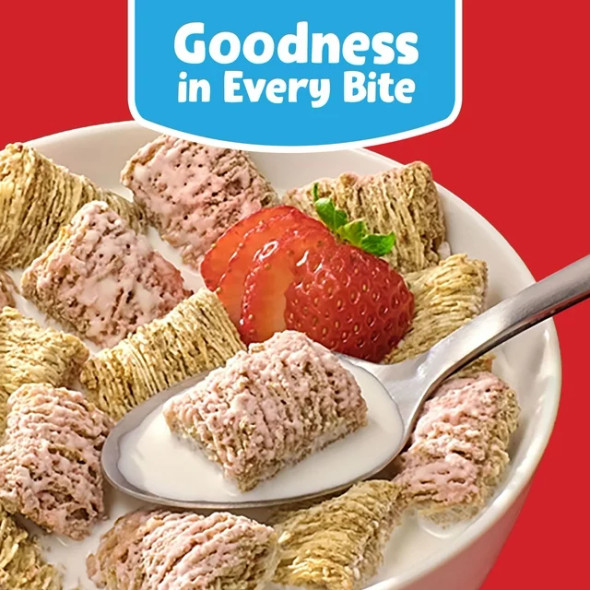Kellogg's Frosted Mini-Wheats, Strawberry Breakfast Cereal