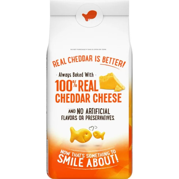 Goldfish Cheddar Cheese Crackers, Baked Snack Crackers, 6.6 oz Bag (1 ct)