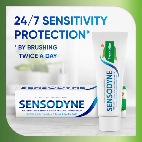 Sensodyne Cavity Prevention Sensitive Toothpaste, 4 Oz (Pack of 2)