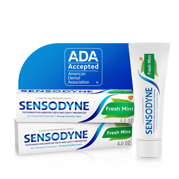 Sensodyne Cavity Prevention Sensitive Toothpaste, 4 Oz (Pack of 2)