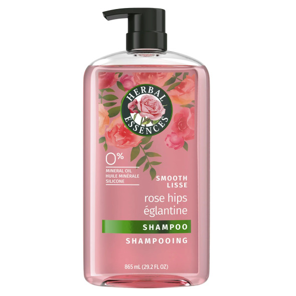 Herbal Essences Rose Hips Smooth Shampoo, All Hair Types, 29.2 fl oz (1 ct)