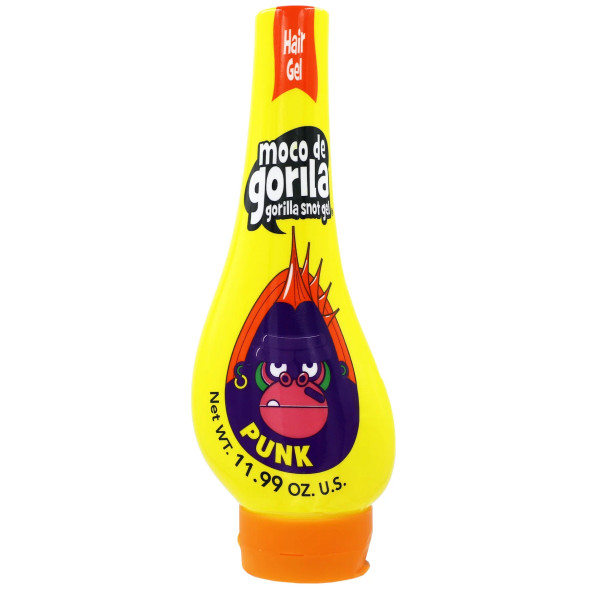 Moco de Gorila Hair Gel Punk, Enhancing, Shine Hair Styling Gel, Unisex, 11.9 oz Squizz Bottle (1 ct)