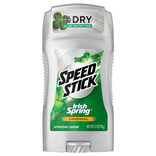 Speed Stick Irish Spring Antiperspirant Deodorant for Men - 2.7 oz (1 ct)