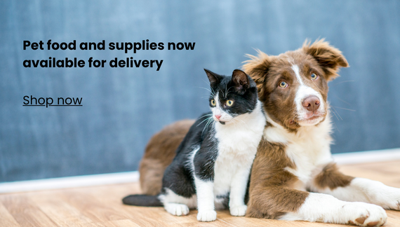 Pet Food and Supplies Now Available for Delivery