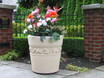 Regency Leaf planter made from cast stone