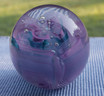 Cotton Candy Art Glass Sphere