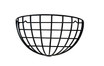 Half Round Wall Basket Hayrack Style - 2 sizes