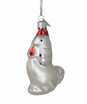 Blown Glass Chicken Ornament