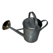 Plain Galvanized European Classic Double Grip Watering Can 2.6 gallon