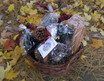 Gift basket of fatwood, color cones