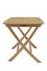 Windsor 24" Square Teak Picnic Folding Table